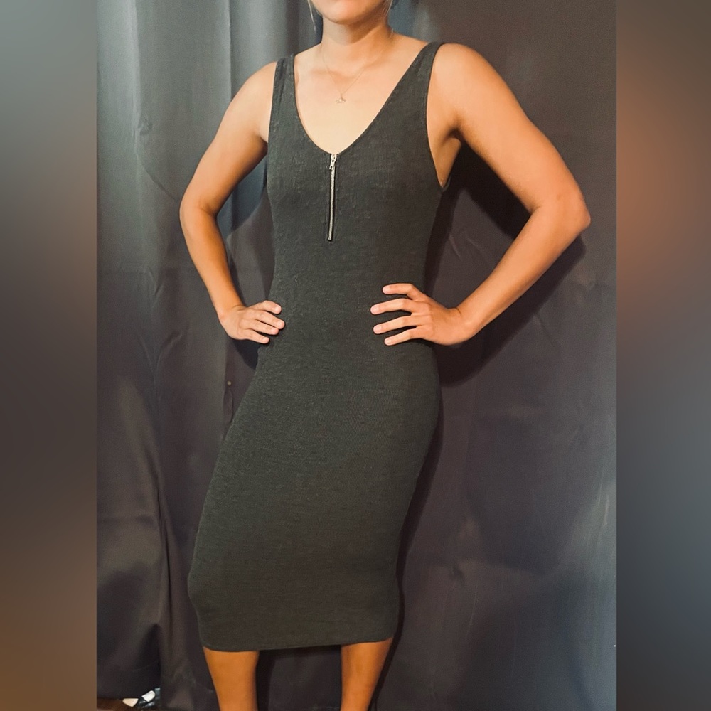 Grey maxi dress